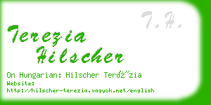 terezia hilscher business card